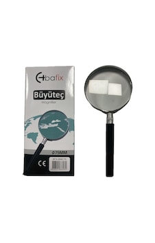 Bafix Büyüteç Cam Metal Çerçeveli 75 Mm Büyüteç