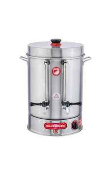 Işıkgaz Silverinox Metal Musluk 500 Bardak Çay Makinesi 50 L Çay Potu Slvr-2016