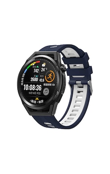 Samsung Gear S3 Uyumlu Krd-55 Uyumlu Kordon Silikon Çift Renkli Sportif Krd-55 Kayış