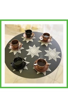 Vaveni 6 Lı Dantel Kahve Sunumluğu 15x15 Cm Asorti Desenli Dekoratif Bardak Altlığı Arz Çok Renkli Vaveni 6 Lı Dantel Kahve Sunumluğu 15x15 Cm Asorti Desenli Dekoratif Bardak Altlığı Arz Çok Renkli