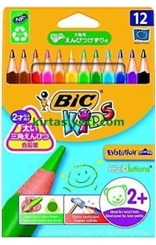 Kids Evolution Üçgen Jumbo Kuru Boya Kalemi 12 Li Kutu 3086124001632 Çok Renkli Kids Evolution Üçgen Jumbo Kuru Boya Kalemi 12 Li Kutu 3086124001632 Çok Renkli