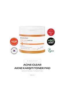 Akne Ve Gözenek Karşıtı Toner Pad Acne Clear Toner Pad 60'lı Akne Ve Gözenek Karşıtı Toner Pad Acne Clear Toner Pad 60'lı