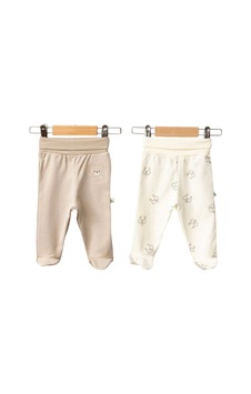 Ciccim Baby 2'li Bebek Pantolon 0-3 / 3-6 Ay 5060 Toprak