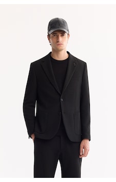 Avva Erkek Siyah Mono Yaka Bi-stretch Hafif Dokulu Blazer Comfort Slim Fit Ceket A52y4013 Avva Erkek Siyah Mono Yaka Bi-stretch Hafif Dokulu Blazer Comfort Slim Fit Ceket A52y4013