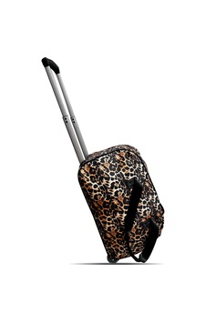 Set Jones Leopar Çekçekli El Valizi Leopar Leopar
