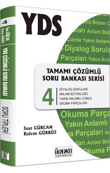 İrem Yayınları Yds Tamamı Çözümlü Soru Bankası Serisi 4 İrem Yayınları Yds Tamamı Çözümlü Soru Bankası Serisi 4