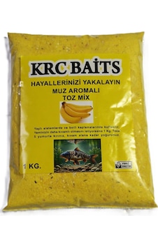 Krc Baits Aromalı Sazan Hamur Tozu/unu 1000 Gr 5-muz Krc Baits Aromalı Sazan Hamur Tozu/unu 1000 Gr 5-muz