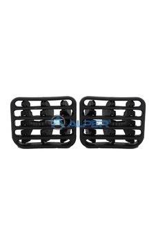 Alper 292097 Kalorifer Havalandırma Izgarası Difüzörü Orta Sağ-sol Set Siyah 7702258280 1 Takım -ıdır