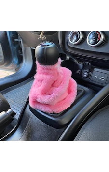 Yumuşak Peluş Vites Körüğü Vites Süsü Şeker Pembe Yumuşak Peluş Vites Körüğü Vites Süsü Şeker Pembe
