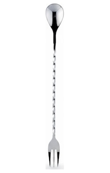 304 Kalite 30 Cm Paslanmaz Çelik Kokteyl Kaşığı Çatallı Profesyonel Bar Kaşığı 304 Kalite 30 Cm Paslanmaz Çelik Kokteyl Kaşığı Çatallı Profesyonel Bar Kaşığı