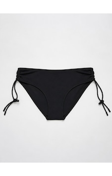 İpli Yan Bağlamalı Desenli Bikini Altı Siyah İpli Yan Bağlamalı Desenli Bikini Altı Siyah