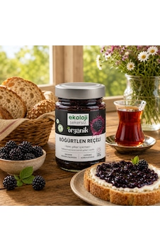 Organik Böğürtlen Reçeli 380 Gr. Organik Böğürtlen Reçeli 380 Gr.