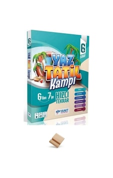 Günay Yanıt Yayınları 6'dan 7'ye Geçenler İçin Yaz Tatil Kitabı + Telefon Standı