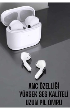 Beyaz Yeni Nesil Pro Bluetooth Kulaklık Yüksek Ses Kaliteli Anc Özelliği Beyaz Beyaz Yeni Nesil Pro Bluetooth Kulaklık Yüksek Ses Kaliteli Anc Özelliği Beyaz