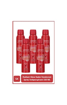 Watsons Radiant Glow Deodorant Sprey Kadın Pudralı 5 150 ML Watsons Radiant Glow Deodorant Sprey Kadın Pudralı 5 150 ML
