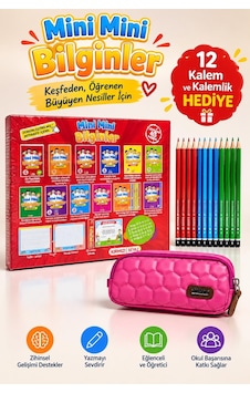 Efsane Bilgin 1.sınıf Mini Mini Bilginler Zenginleştirilmiş İnteraktif Eğitim Seti + Hediye Efsane Bilgin 1.sınıf Mini Mini Bilginler Zenginleştirilmiş İnteraktif Eğitim Seti + Hediye