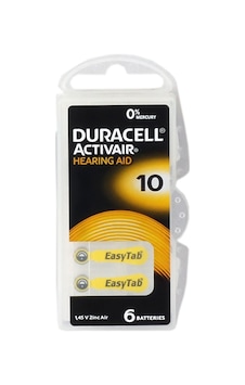 Duracell Activair 10 Numara İşitme Cihazı Pili 6'lı Duracell Activair 10 Numara İşitme Cihazı Pili 6'lı