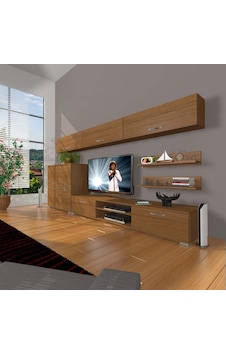 Decoraktiv Eko 8 Mdf Dvd Tv Ünitesi Tv Sehpası Ceviz Decoraktiv Eko 8 Mdf Dvd Tv Ünitesi Tv Sehpası Ceviz