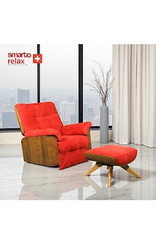 Smarto Relax Tv Koltuğu Madrid Elektrikli Kontrol Panelli Ergonomik Kırmızı Deri Dekoratif Baba Koltuğu Kırmızı Smarto Relax Tv Koltuğu Madrid Elektrikli Kontrol Panelli Ergonomik Kırmızı Deri Dekoratif Baba Koltuğu Kırmızı