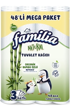 Natural Tuvalet Kağıdı 48 Adet Natural Tuvalet Kağıdı 48 Adet