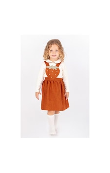 Çilek Desen Salopet 2 Li Kız Çoçuk Takım - Tarçın Tarçın-85962 Çilek Desen Salopet 2 Li Kız Çoçuk Takım - Tarçın Tarçın-85962