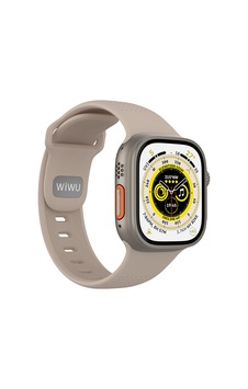 Watch 42mm Uyumlu Wiwu Wi-wb0201 Comf Secur Serisi Spor Silikon Kordon Gümüş