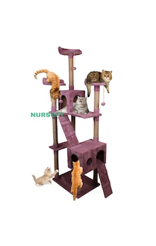 Nursoft Cat City Yeni Rezidans Kedi Tırmalama Ve Oyun Evi Nursoft Cat City Yeni Rezidans Kedi Tırmalama Ve Oyun Evi