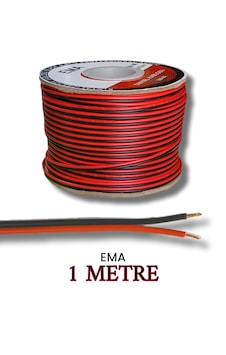 Ema 2 X 0.75 Mm Hoparlör Kablosu - Bitişik Kablo