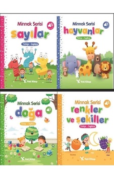 Yeti Kitap 0-3 Yaş Minnak Serisi Bebek Kitapları Seti 4 Kitap