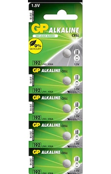 Gp 192 Lr41 5'li Alkalin Düğme Pil