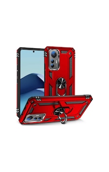 Xiaomi Mi 12 Lite Kılıf Tank Zırh Yüzüklü Mıknatıslı Standlı Kapak Vega Xiaomi Mi 12 Lite Kılıf Tank Zırh Yüzüklü Mıknatıslı Standlı Kapak Vega