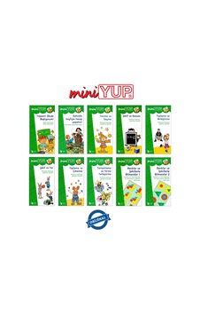 Yeni Mini Yup 6+ Eğitim Seti Kitapçıkları Kontrol Kutusuz Sadece Kitaplar