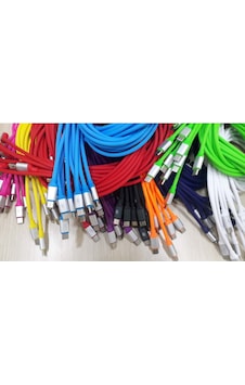 Rewel Silikonlu Type-C Usb Renkli Hızlı Şarj kablosu 541036