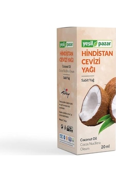 Yeşil Pazar Hindistan Cevizi Yağı 20 ML Yeşil Pazar Hindistan Cevizi Yağı 20 ML