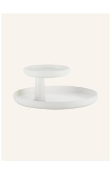Vitra Çift Katlı Yuvarlak Plastik Saklama Kabı Mat Yüzeyli, 17 Cm Ve 28 Cm Çaplı Keyif Tepsileri Beyaz Vitra Çift Katlı Yuvarlak Plastik Saklama Kabı Mat Yüzeyli, 17 Cm Ve 28 Cm Çaplı Keyif Tepsileri Beyaz