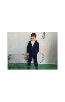 Mavi Boncukk Unisex Çocuk Kapüşonlu Fermuarlı 3 Lü Takım Siyah Lacivert Mavi Boncukk Unisex Çocuk Kapüşonlu Fermuarlı 3 Lü Takım Siyah Lacivert