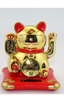 Maneki Neko Feng Shui Bereket Şans Mutluluk Çağıran Şans Kedisi Solar Panelli Hareketli Pati Feng Sh Maneki Neko Feng Shui Bereket Şans Mutluluk Çağıran Şans Kedisi Solar Panelli Hareketli Pati Feng Sh