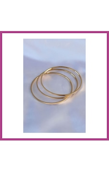 Gees Global 316l Çelik Gold Renk 3'lü Ajda Model Kadın 60 Mm Bilezik Gbzs Gees Global 316l Çelik Gold Renk 3'lü Ajda Model Kadın 60 Mm Bilezik Gbzs