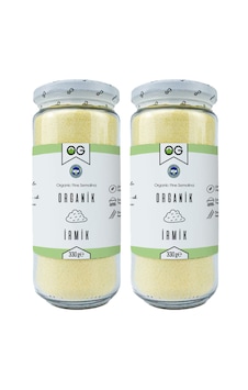 OG natural 2'li Organik İrmik 330 Gr +6 Ay