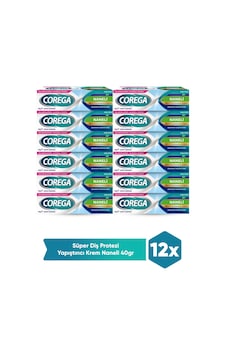 Corega Süper Protez Yapıştırıcı Krem 12 x 40 G Corega Süper Protez Yapıştırıcı Krem 12 x 40 G