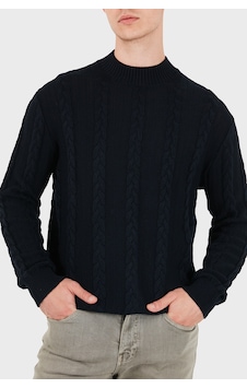 Armani Exchange Yün Karışımlı Örgü Desenli Bisiklet Yaka Kazak Erkek Kazak Xm003563 Af14008 Ub101 Lacivert Armani Exchange Yün Karışımlı Örgü Desenli Bisiklet Yaka Kazak Erkek Kazak Xm003563 Af14008 Ub101 Lacivert