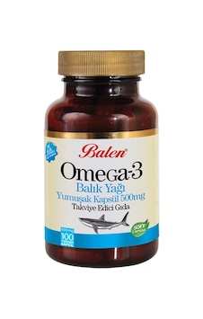 Balen Omega 3 Balık Yağı 100 Yumuşak Kapsül Balen Omega 3 Balık Yağı 100 Yumuşak Kapsül