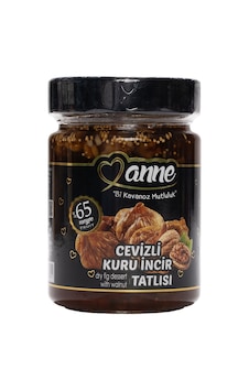 Cevizli Kuru Incir Tatlısı 400g Pancar Şekeri Ile Üretilmiştir - Glikoz, Koruyucu Içermez