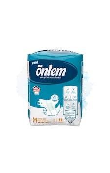 Önlem Medium Yetişkin Hasta Bezi - 8 Adet M Önlem Medium Yetişkin Hasta Bezi - 8 Adet M