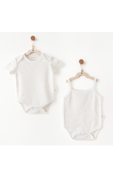 Andywawa Kız Bebek Body 2 Parça Body Anw-ac26514 Ekru Andywawa Kız Bebek Body 2 Parça Body Anw-ac26514 Ekru