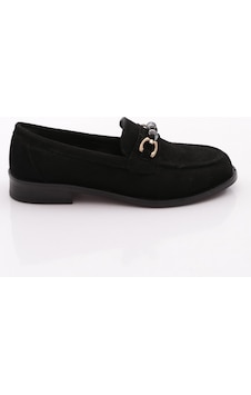 Dgn 2624412 Kadın Tokalı Loafer Ayakkabı Siyah Dgn 2624412 Kadın Tokalı Loafer Ayakkabı Siyah