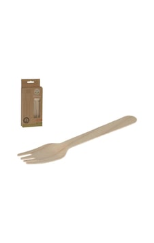 Tahta Çatal 40 Adet 16cm Ahşap
