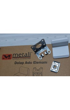 Metali Dolap Askı Elemanı 30 Adet