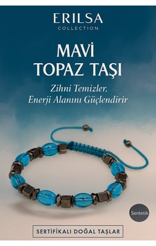 Sertifikalı Sentetik Mavi Topaz Taşı Bileklik Dinginlik Ve Zarafetin Gücü Mavi Sertifikalı Sentetik Mavi Topaz Taşı Bileklik Dinginlik Ve Zarafetin Gücü Mavi
