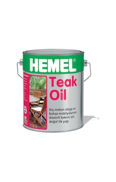 HEMEL Teak Oil - 1.Sınıf Tik Yağı 2,5 LT HEMEL Teak Oil - 1.Sınıf Tik Yağı 2,5 LT